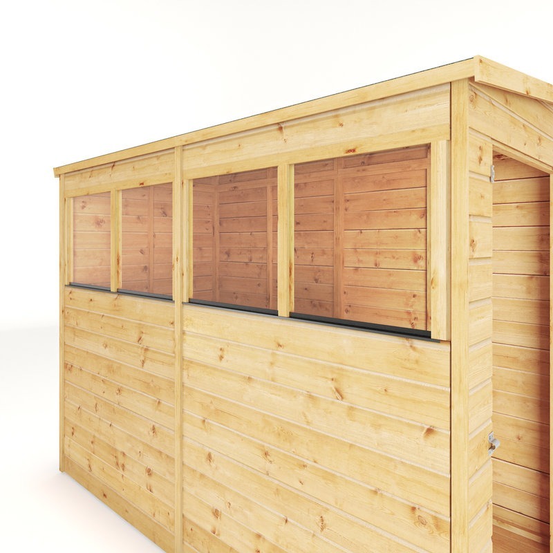 Adley 8' x 4' Modular Shiplap Pent Shed | Sheds.co.uk