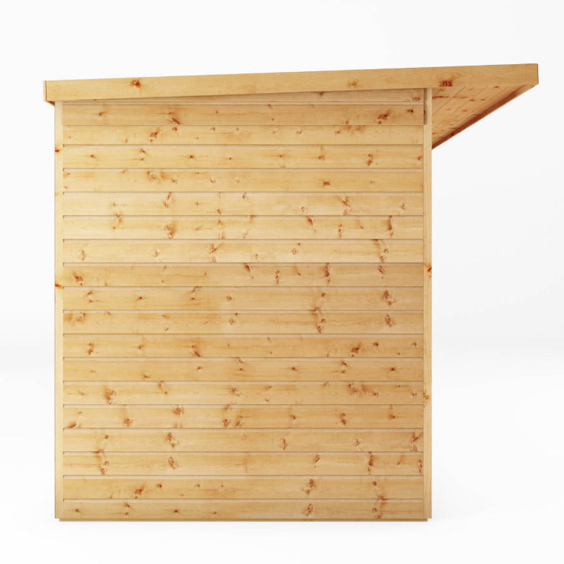 Adley 12' x 6' Honeybourne Summer House With 4' Side Shed | Sheds.co.uk