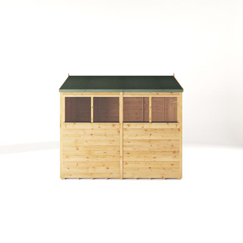 Adley 8' x 6' Lumberjack Premium Shiplap Modular Apex Shed | Sheds.co.uk