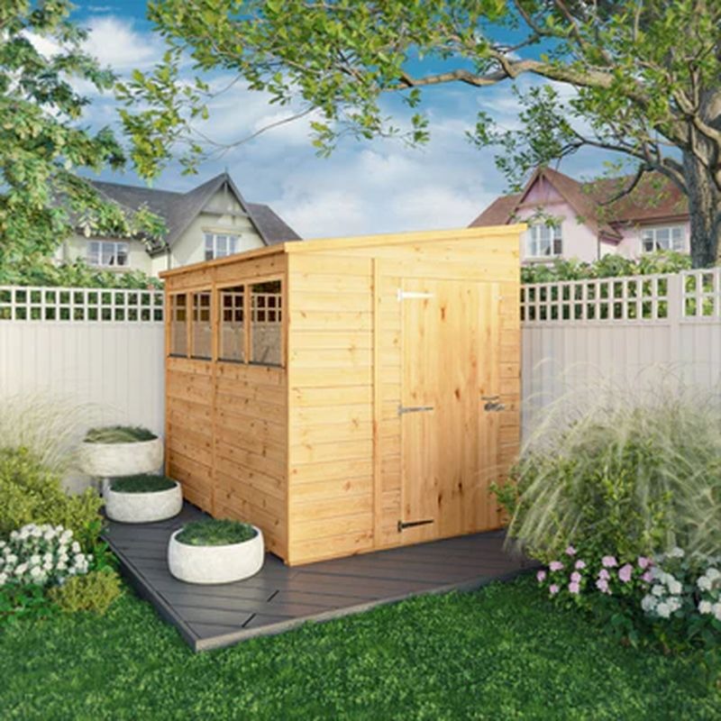 Adley 8' x 6' Lumberjack Premium Shiplap Modular Pent Shed