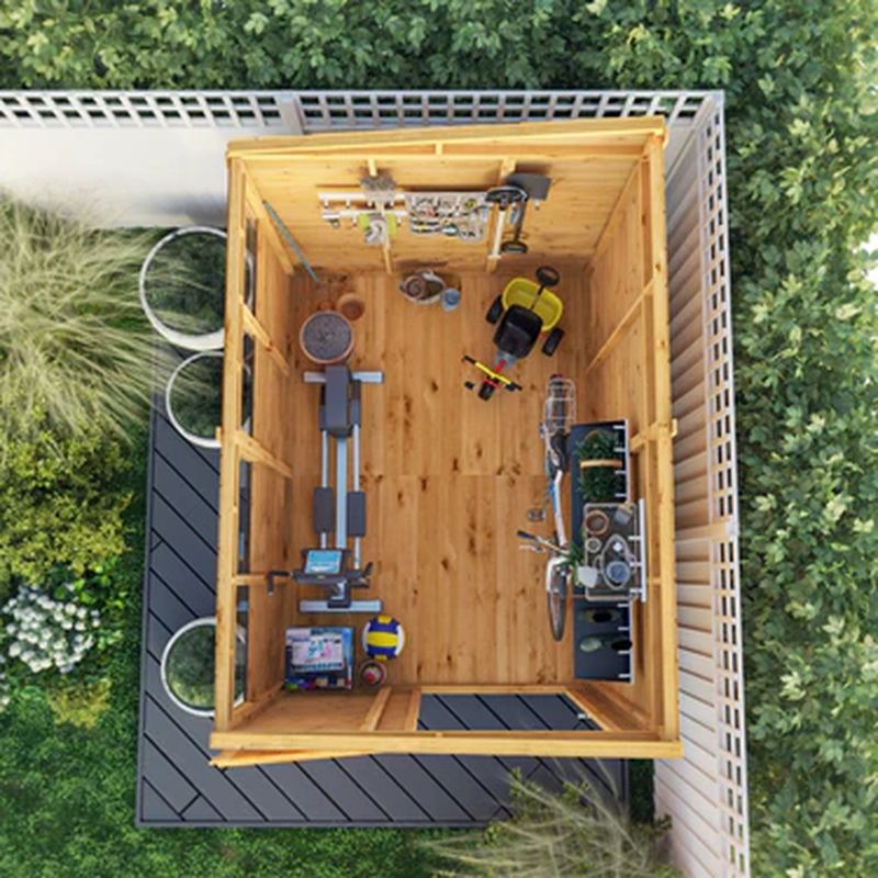 Adley 8' x 6' Lumberjack Premium Shiplap Modular Pent Shed | Sheds.co.uk