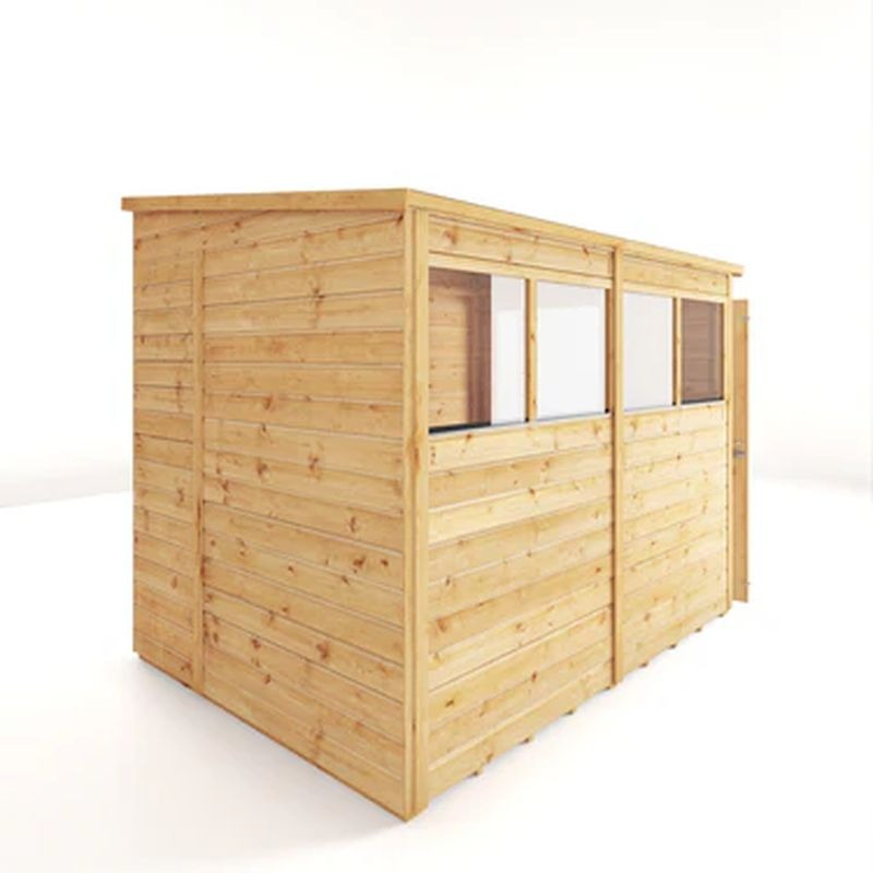 Adley 8' x 6' Lumberjack Premium Shiplap Modular Pent Shed | Sheds.co.uk