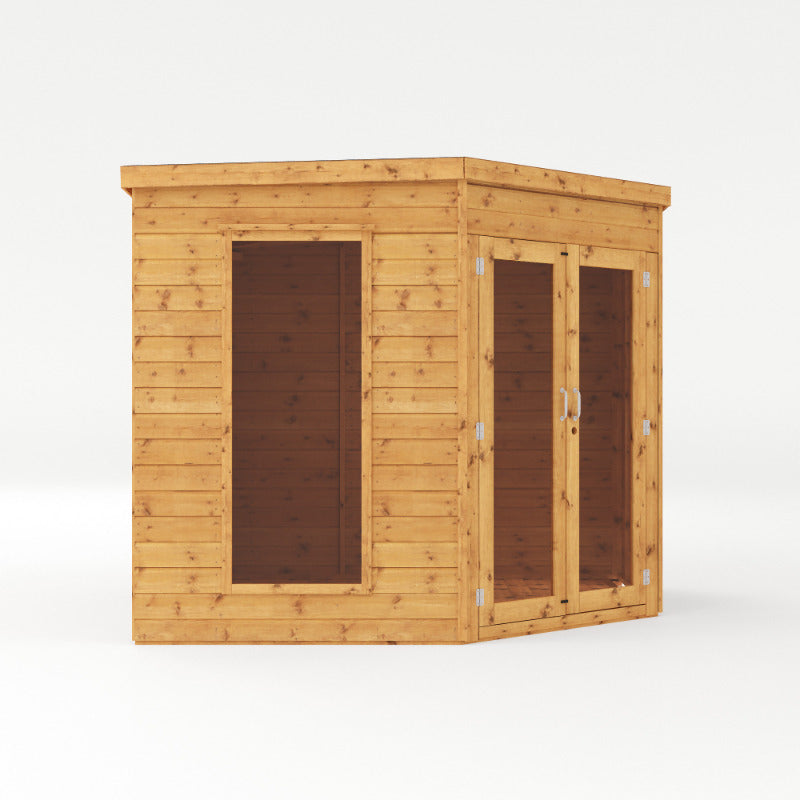 Adley 8' x 8' Chelsea Deluxe Corner Summer House | Sheds.co.uk