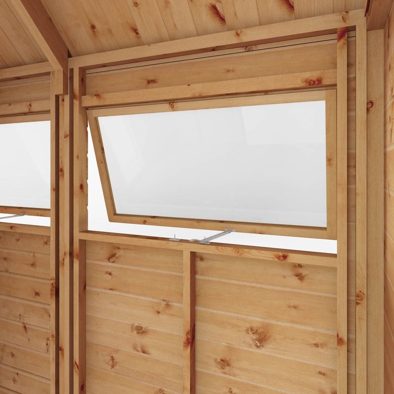 Adley 8' x 8' Premium Double Door Shiplap Dutch Barn | Sheds.co.uk