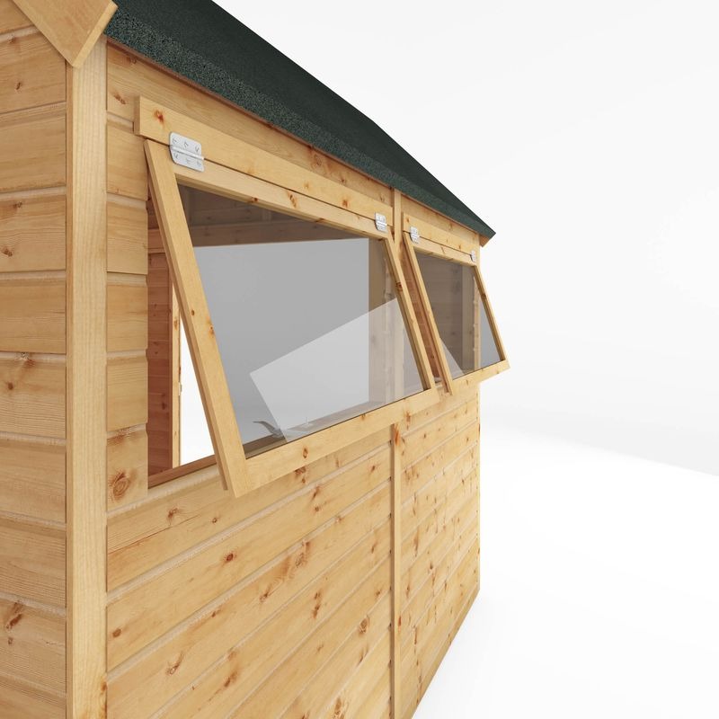 Adley 8' x 8' Premium Double Door Shiplap Dutch Barn | Sheds.co.uk