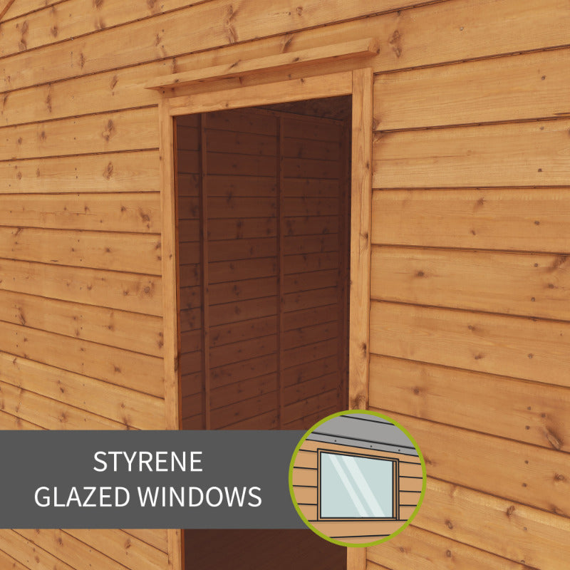 Adley 9' x 9' Chelsea Deluxe Corner Summer House | Sheds.co.uk