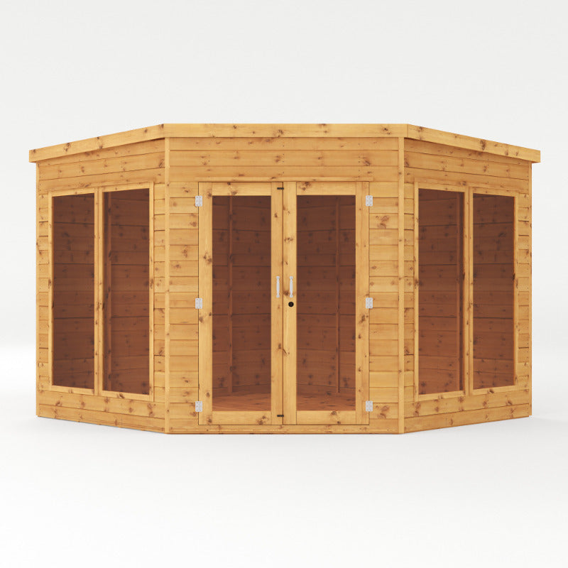 Adley 9' x 9' Chelsea Deluxe Corner Summer House | Sheds.co.uk