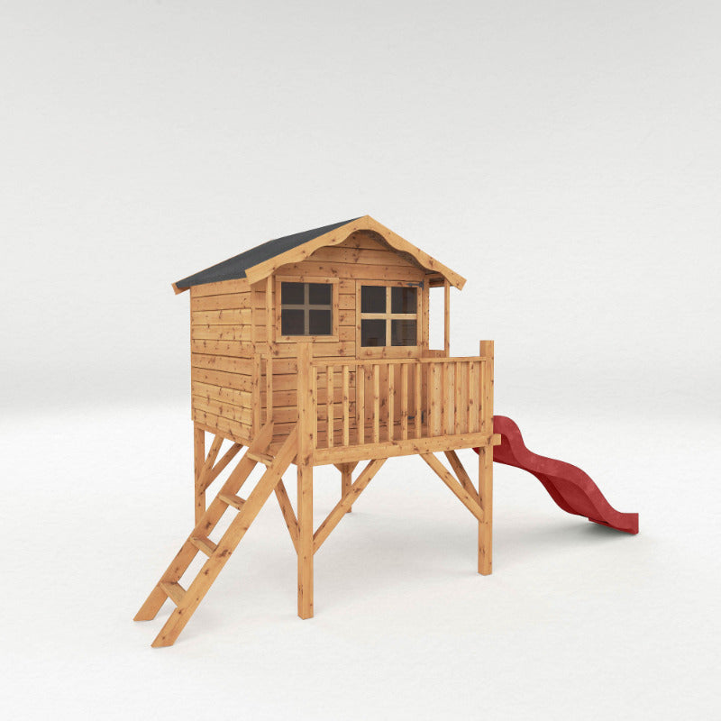 Adley Jellytot Cottage Tower Playhouse & Slide | Sheds.co.uk