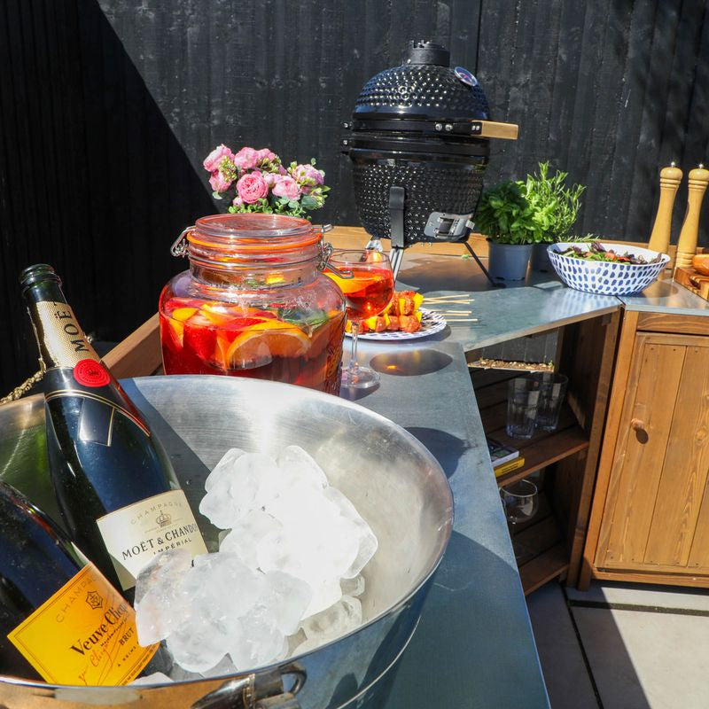 Adley Pressure Treated Lily Compact Outdoor Kitchen | Sheds.co.uk