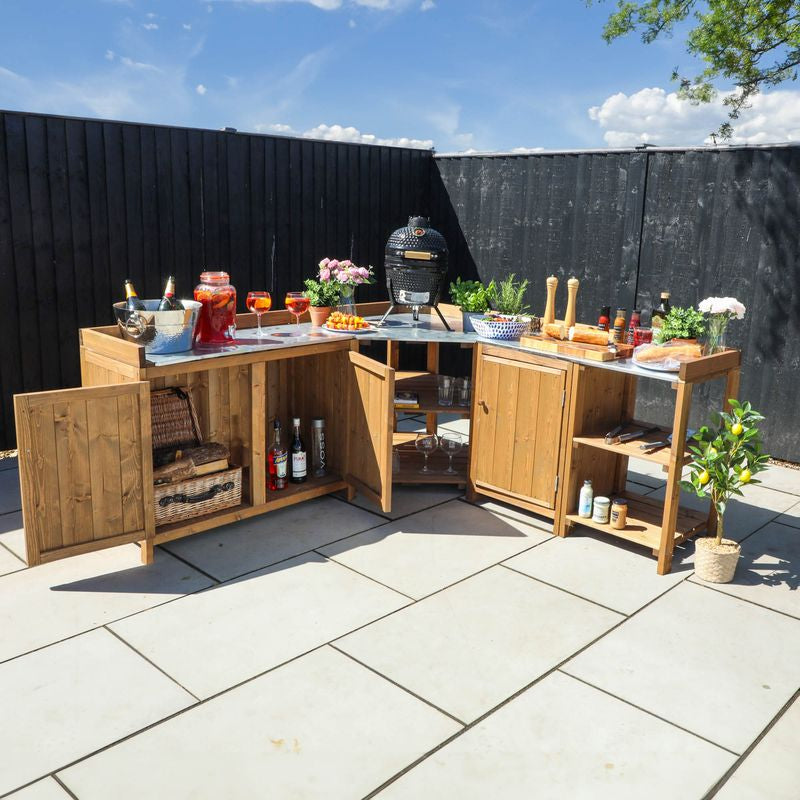 Adley Pressure Treated Lily Compact Outdoor Kitchen | Sheds.co.uk