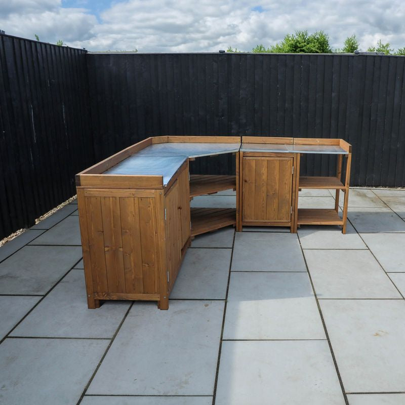 Adley Pressure Treated Lily Compact Outdoor Kitchen | Sheds.co.uk