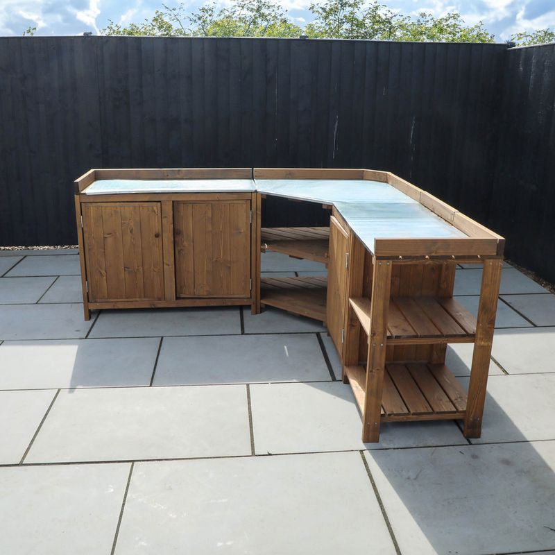 Adley Pressure Treated Lily Compact Outdoor Kitchen | Sheds.co.uk