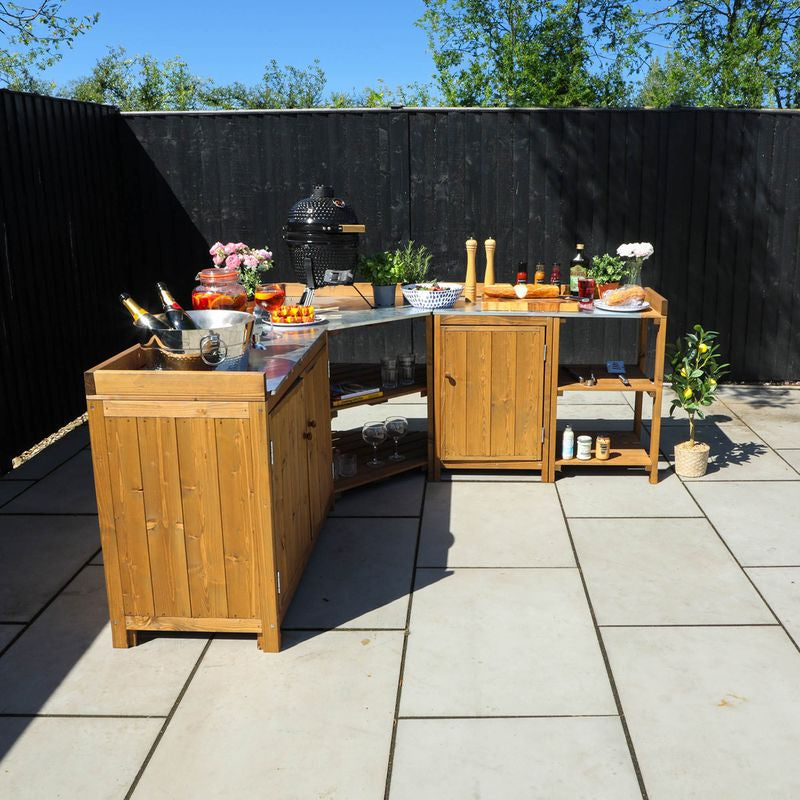 Adley Pressure Treated Lily Compact Outdoor Kitchen | Sheds.co.uk