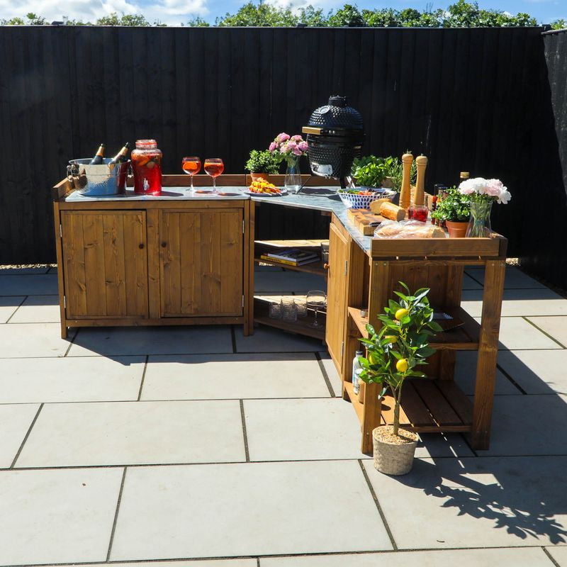 Adley Pressure Treated Lily Compact Outdoor Kitchen | Sheds.co.uk