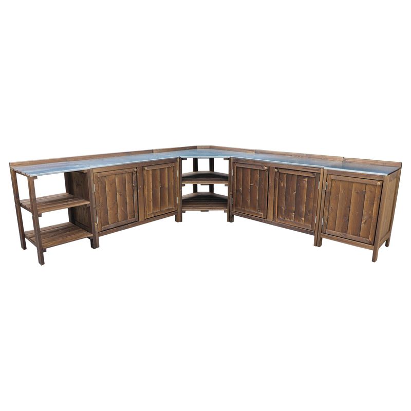Adley Pressure Treated Lily Ultimate Complete Outdoor Kitchen | Sheds.co.uk