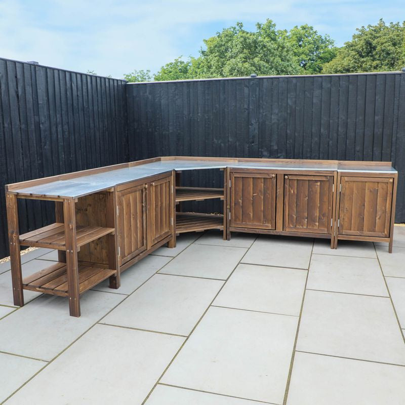Adley Pressure Treated Lily Ultimate Complete Outdoor Kitchen | Sheds.co.uk