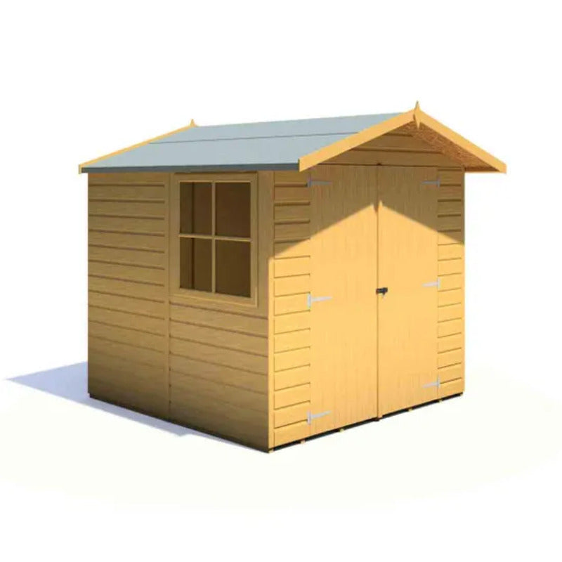 Loxley 5' x 7' Double Door Shiplap Apex Shed | Sheds.co.uk