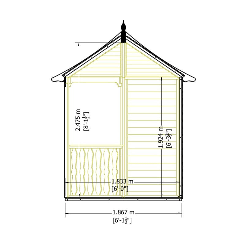 Loxley Phobos Arbour | Sheds.co.uk