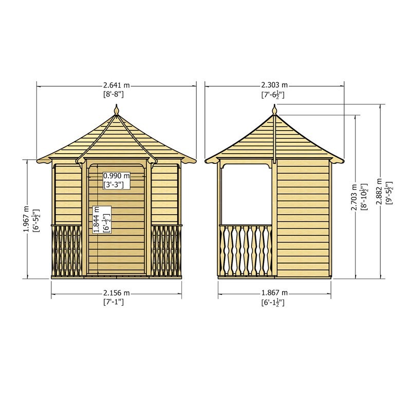 Loxley Phobos Arbour | Sheds.co.uk