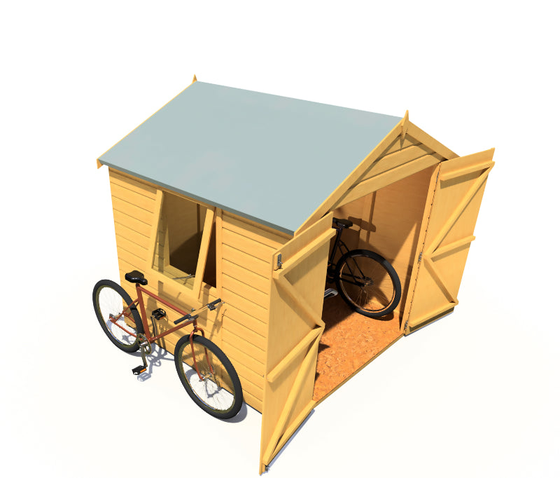 Loxley 6' x 6' Double Door Shiplap Apex Shed | Sheds.co.uk