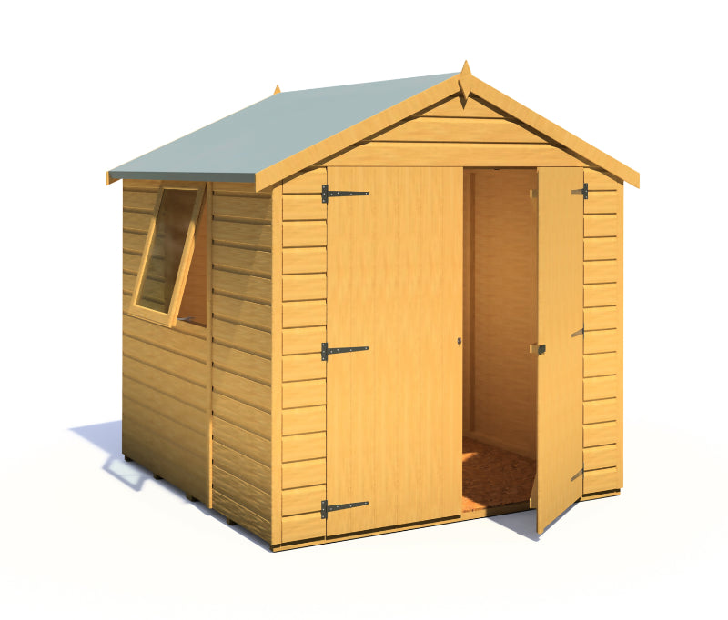 Loxley 6' x 6' Double Door Shiplap Apex Shed | Sheds.co.uk