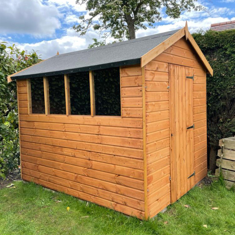 Bards 8' x 6' Popular Custom Apex Shed | Sheds.co.uk