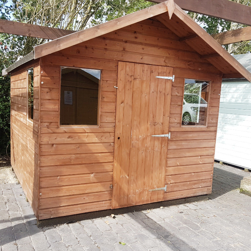 Bards 8' x 8' Popular Custom Apex Hobby Shed | Sheds.co.uk