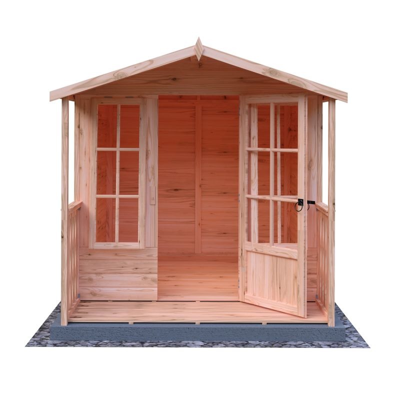 Loxley 7' x 7' Broadway Summer House With Veranda | Sheds.co.uk