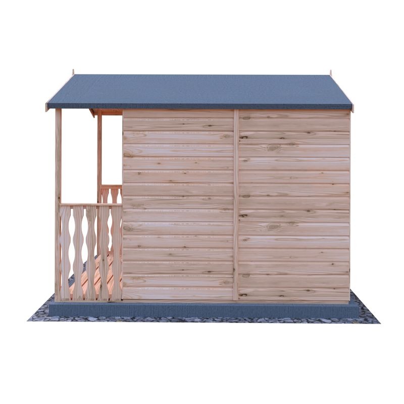 Loxley 7' x 7' Broadway Summer House With Veranda | Sheds.co.uk