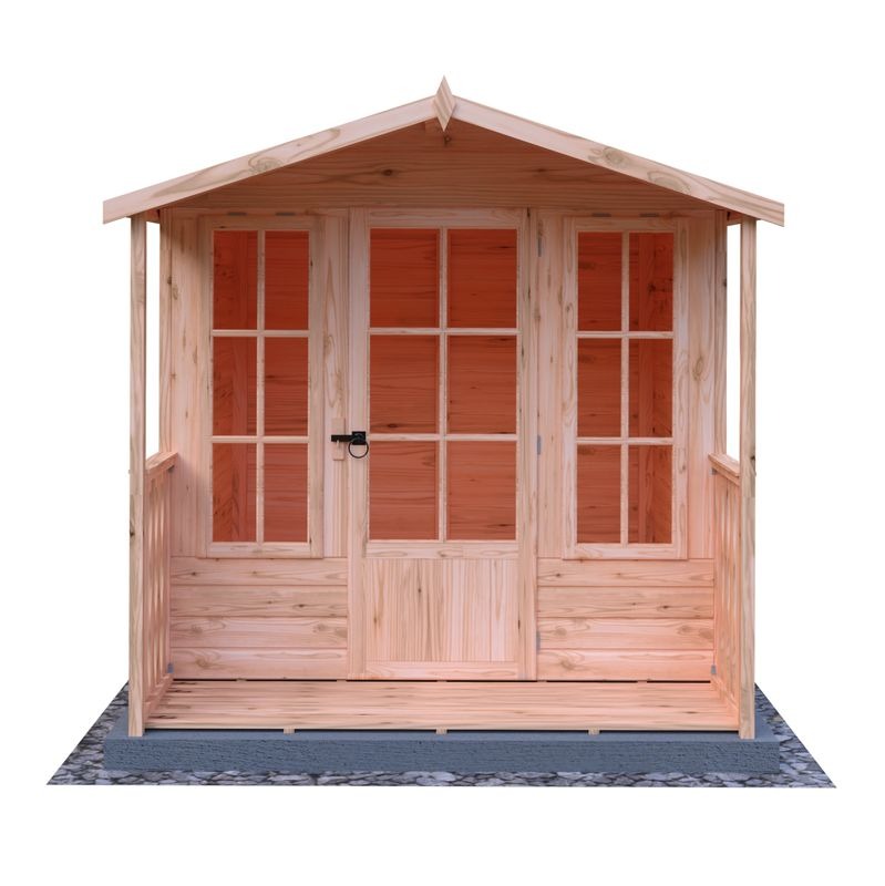 Loxley 7' x 7' Broadway Summer House With Veranda | Sheds.co.uk