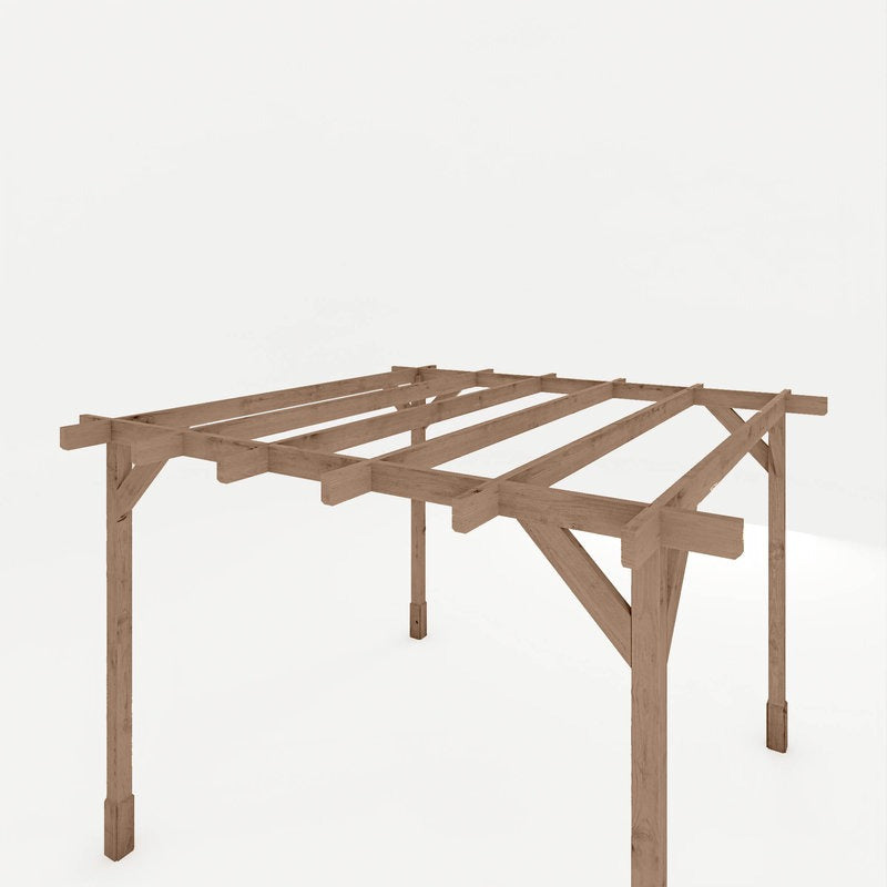 Adley 3m x 3m Traditional Wooden Pergola | Sheds.co.uk