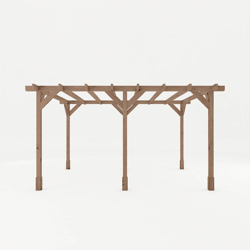 Adley 3m x 4m Traditional Wooden Pergola | Sheds.co.uk