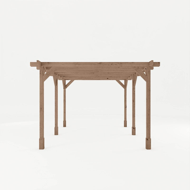 Adley 3m x 4m Traditional Wooden Pergola | Sheds.co.uk