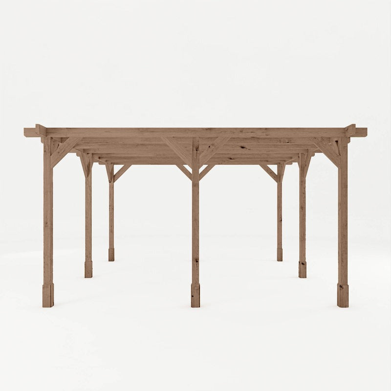 Adley 4m x 4m Traditional Wooden Pergola | Sheds.co.uk
