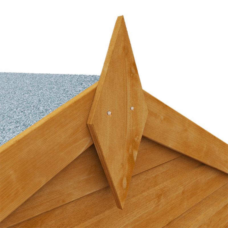 Redlands 5' x 6' Shiplap Modular Apex Bike Shed | Sheds.co.uk