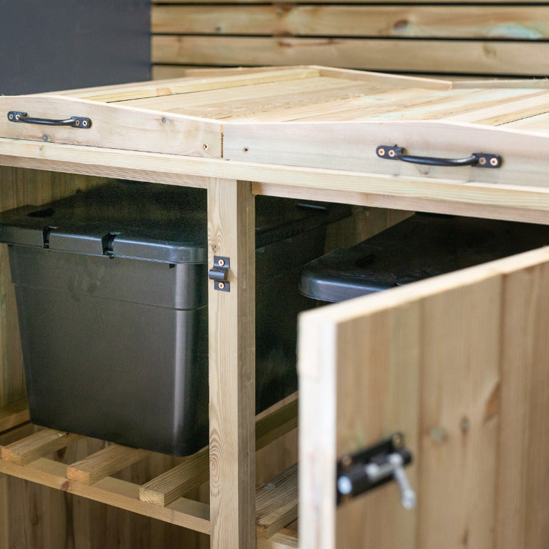 Garden Village 4 Recycle Box Store | Sheds.co.uk