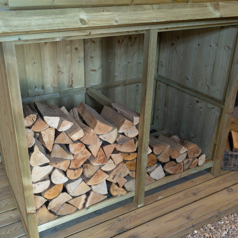 Garden Village Small Log Store | Sheds.co.uk