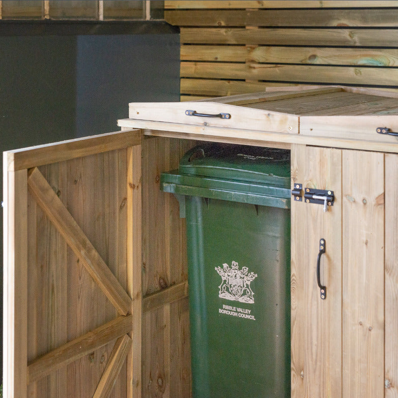 Garden Village Triple Wheelie Bin Store - 240L | Sheds.co.uk