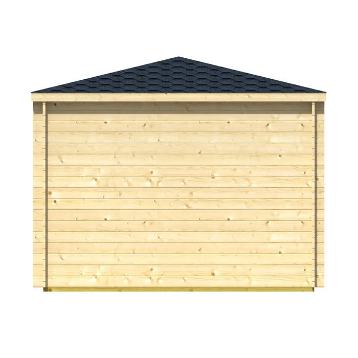 Greenway 2.8m x 2.8m Ashdown Corner Log Cabin - 40mm | Sheds.co.uk