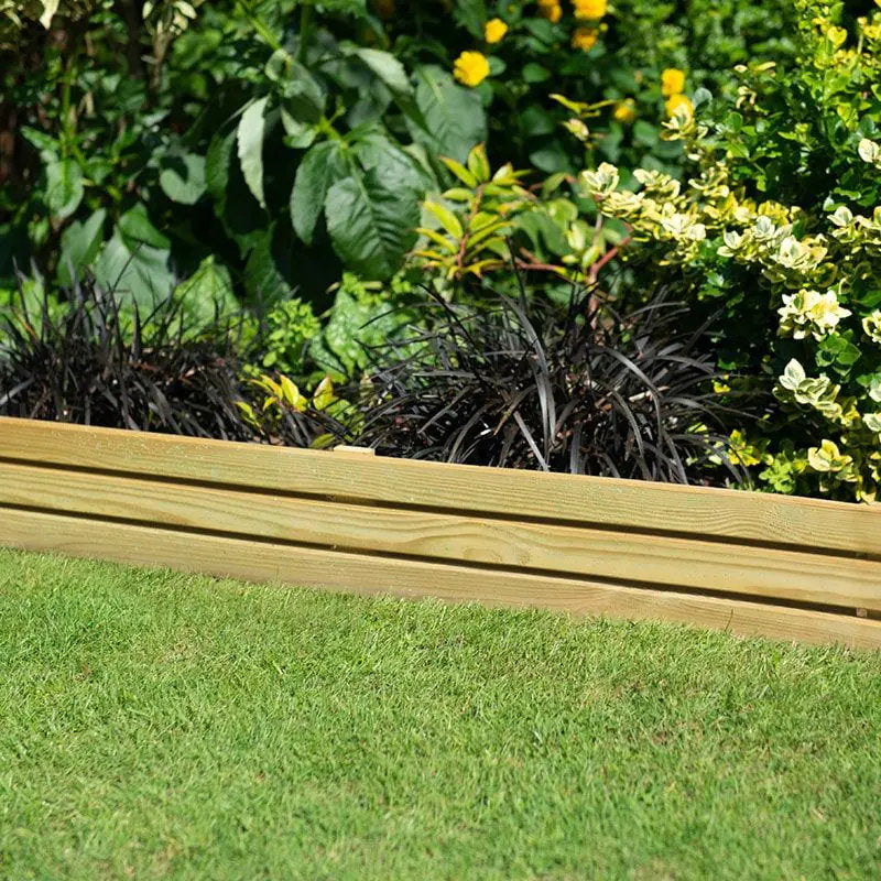 Hartwood 1.2m Slatted Edging | Sheds.co.uk