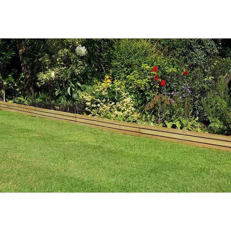 Hartwood 1.2m Slatted Edging | Sheds.co.uk