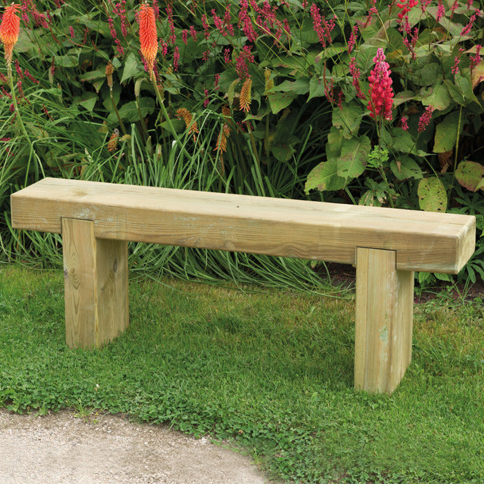 Hartwood 1.2m Sleeper Bench | Sheds.co.uk