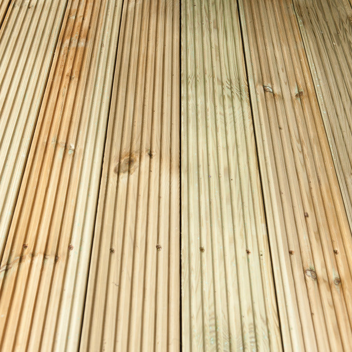 Hartwood 2.4m Deck Boards - Pack of 10 | Sheds.co.uk