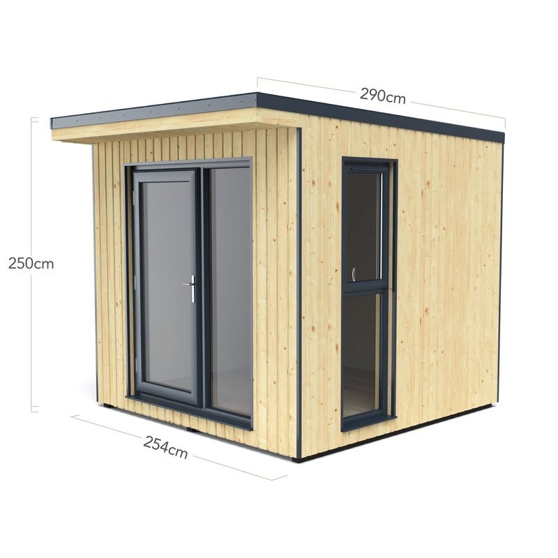 Hartwood 2.5m Premium Insulated Home Office