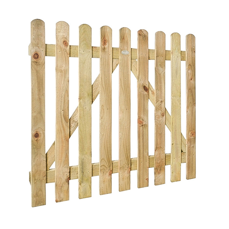 Hartwood 3' x 3' Heavy Duty Pale Picket Gate | Sheds.co.uk