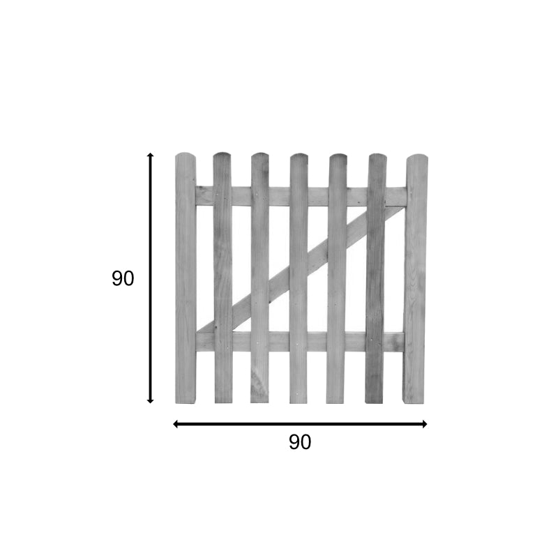 Hartwood 3' x 3' Pressure Treated Pale Picket Gate | Sheds.co.uk