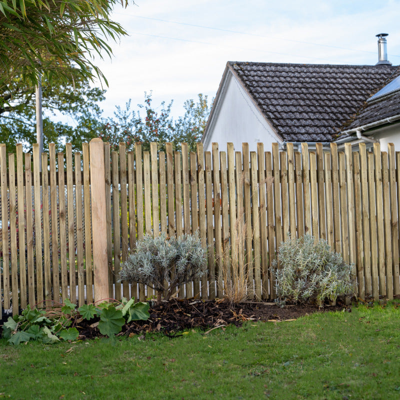 Hartwood 3' x 6' Pressure Treated Contemporary Picket Fence Panel | Sheds.co.uk