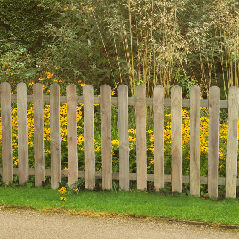 Hartwood 3' x 6' Pressure Treated Heavy Duty Pale Picket Fence Panel | Sheds.co.uk