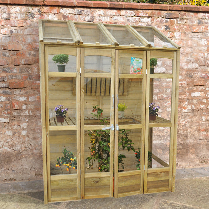 Hartwood 5' x 2' Victorian Tall Wall Greenhouse | Sheds.co.uk