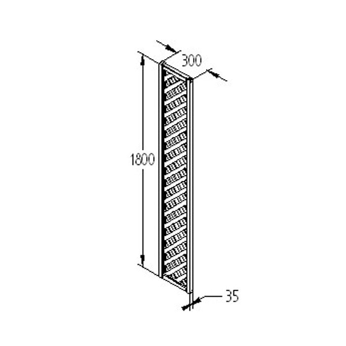 Hartwood 6' Flat Diamond Lattice